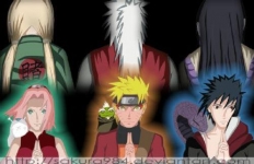 Naruto e Sasuke e Sakura ...Ora sono loro i leggendari =D ( tranne sakura) 